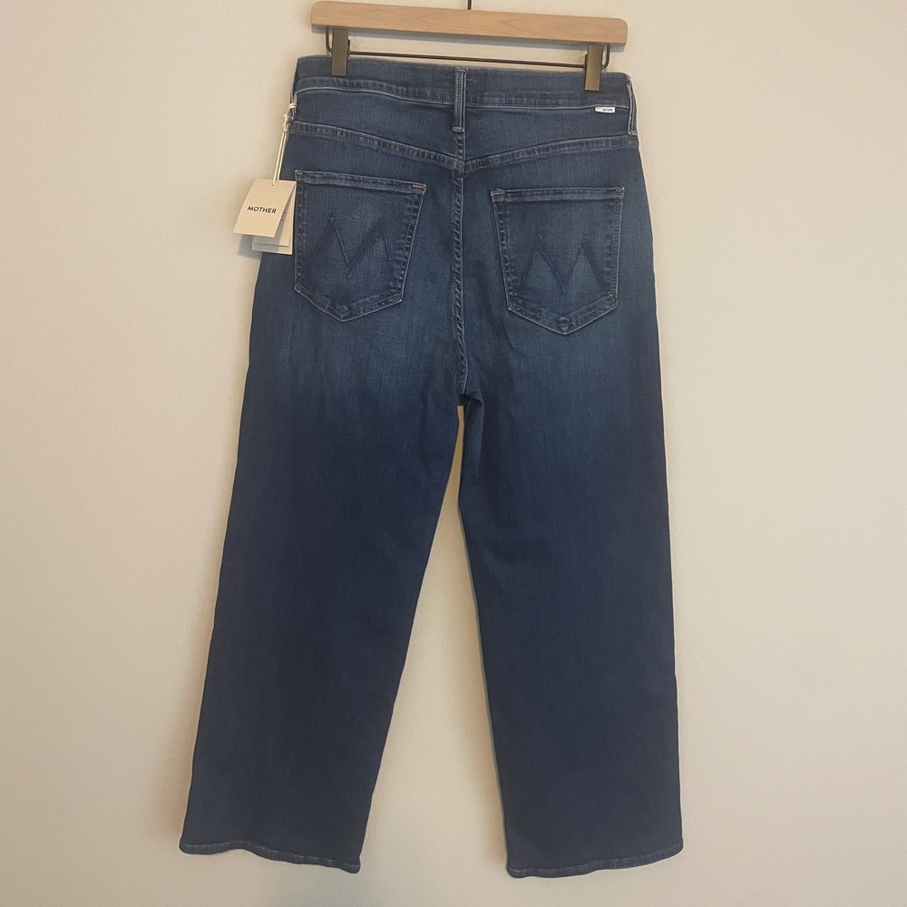 MOTHER Blue Wide Leg Flare Jeans - Picture 5 of 9